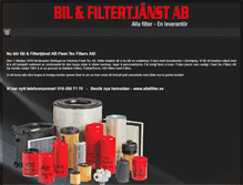 Tablet Screenshot of bil-filtertjanst.se